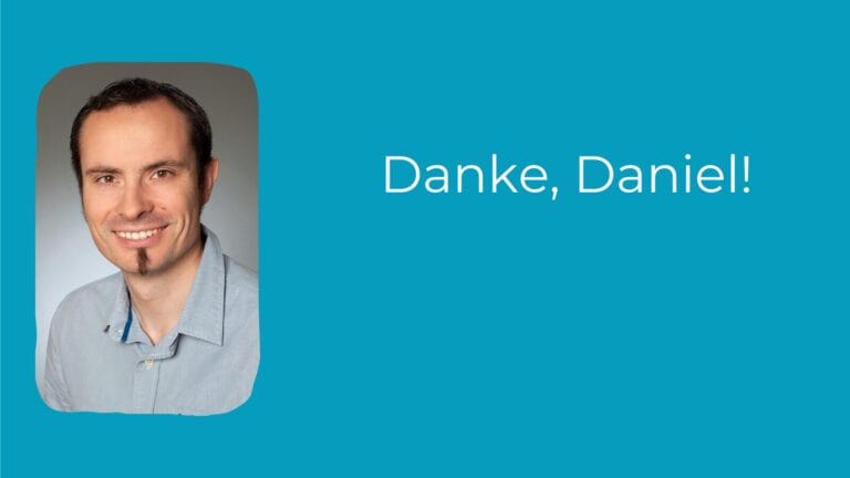 Daniel Schröder ist ein guter Arzt. Danke dafür!